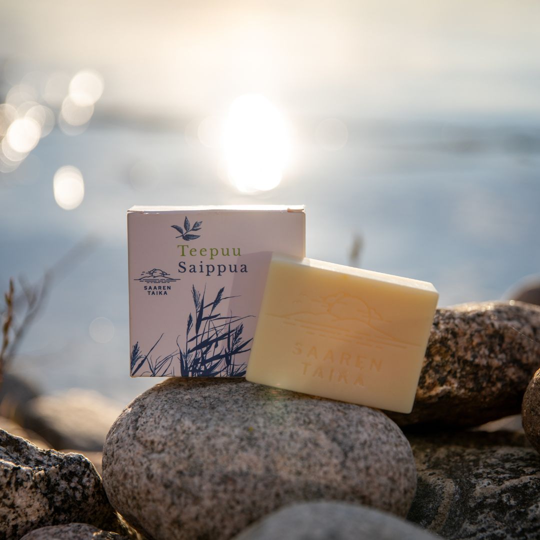 Tea tree soap, for all skin types, including itchy and acne-prone skin, vegan, 100% natural