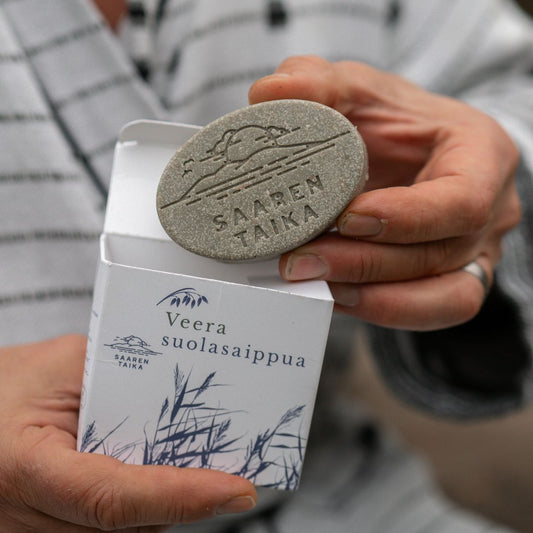 Veera Salt Soap, suitable for atopic skin, itchy skin, acne skin, 100% natural, vegan